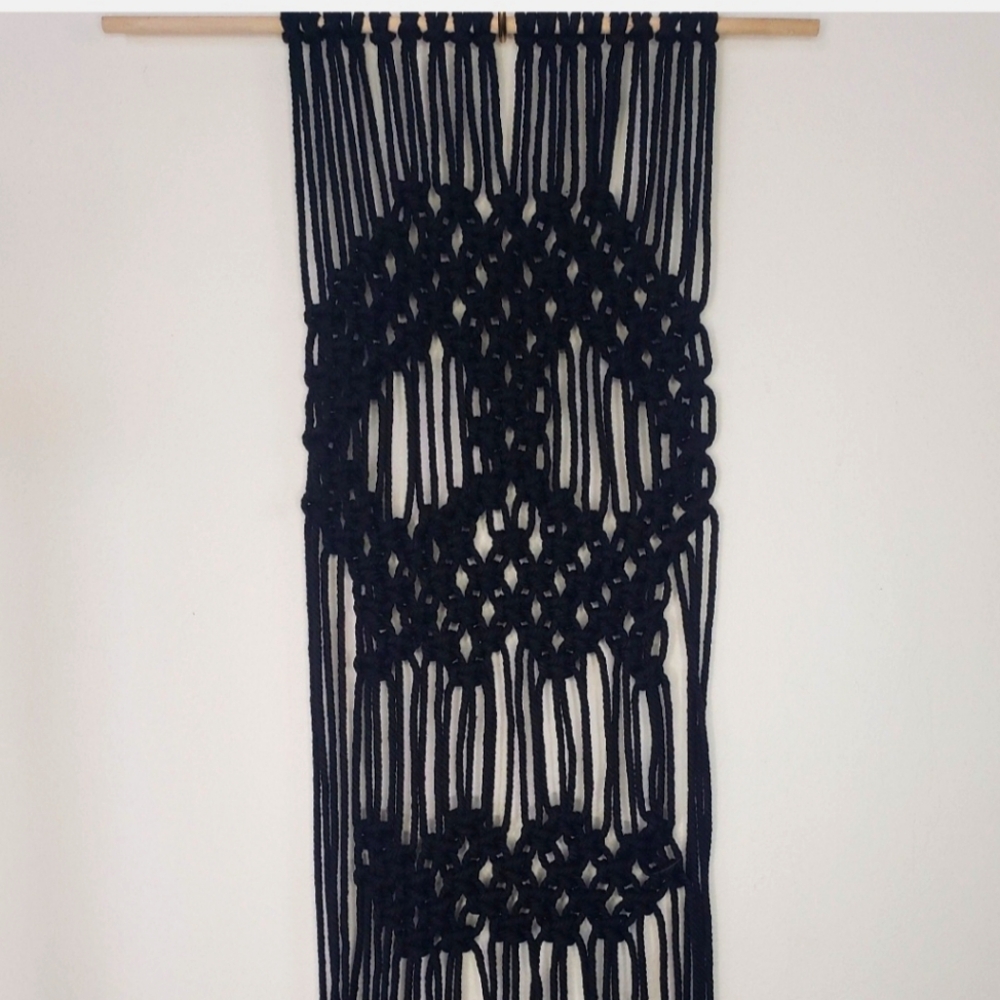Macrame Skull . Boho Wall Decor